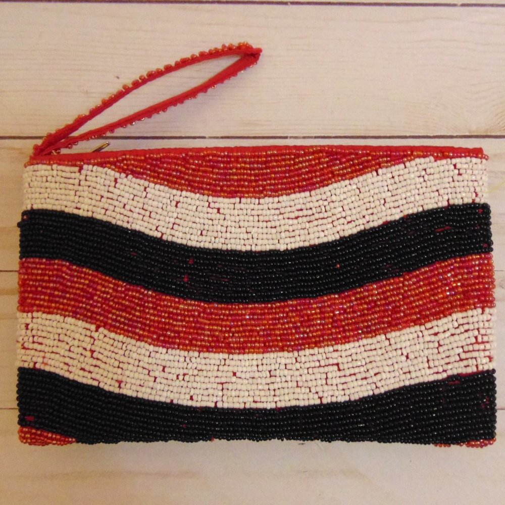 Beaded Clutch Evening Bag